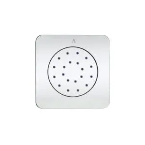 Pomme de douche carrée chrome 135x135mm