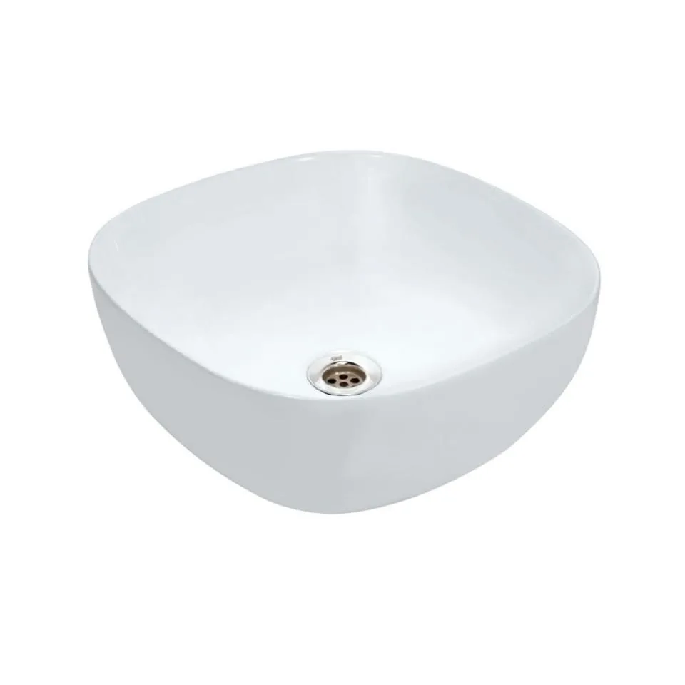 Vasque à poser carré blanche