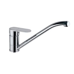 Mitigeur lavabo chrome avec bec