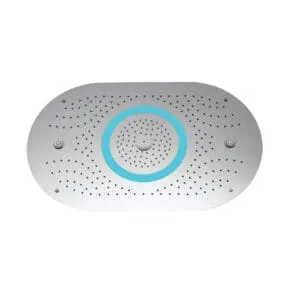 Pomme de douche avec système éclairage LED RGB 704x434mm