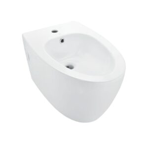 Bidet suspendu blanc 400x580x335mm – Design moderne et élégant pour une salle de bain raffinée.