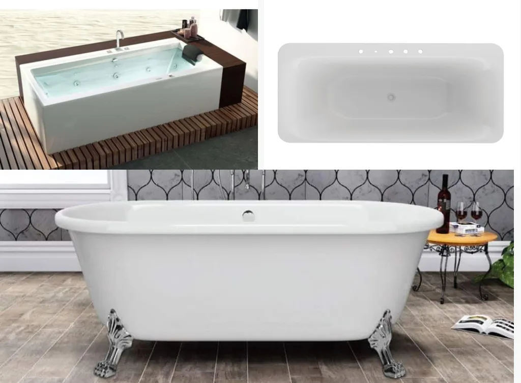 Baignoire douche Jaquar moderne avec cabine en verre et robinetterie design dans une salle de bain élégante et fonctionnelle.